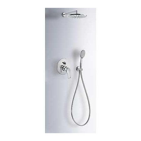 Tres K-Tres kompletny zestaw prysznicowy podtynkowy deszczownica o 225 mm chrom - 525558_O1