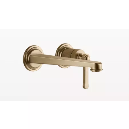 Gessi Venti20 bateria podtynkowa umywalkowa ścienna wylewka średnia bez odpływu Warm Bronze Br. PVD