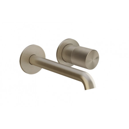 Gessi Habito Diamantato Część zewnętrzna do baterii umywalkowej ściennej Finox Brushed Nickel