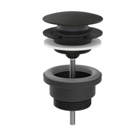 Gessi 2 w 1 odpływ umywalkowy „Stop&Go” odkręcany i wymienny mechanizm zawsze otwarty Aged Bronze
