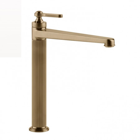 Gessi Venti20 Wysoka bateria umywalkowa bez korka Brass Brushed PVD