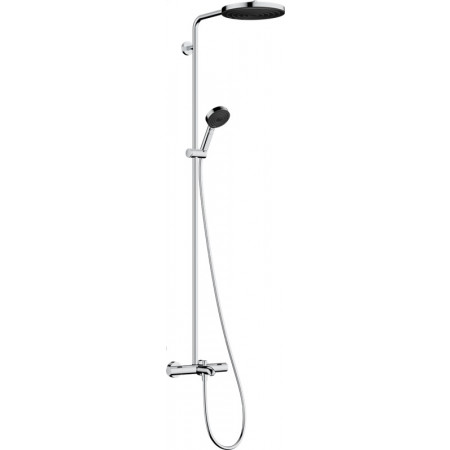 Hansgrohe Pulsify S Puro Komplet prysznicowy 260 1jet EcoSmart z termostatem i słuchawką 3jet wannowy Chrom