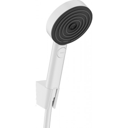 Hansgrohe Pulsify Select S Punktowy zestaw prysznicowy 105 3jet Relaxation EcoSmart z wężem 160 cm Biały Matowy
