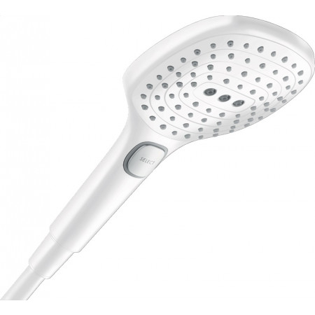 Hansgrohe Raindance Select E słuchawka prysznicowa 120 3jet PowderRain EcoSmart biały matowy