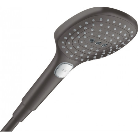 Hansgrohe Raindance Select E słuchawka prysznicowa 120 3jet PowderRain EcoSmart Czarny Chrom Szczotkowanyv