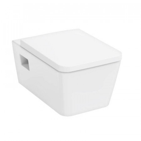 Hansgrohe EluPura Original Q Miska wisząca WC 540 AquaChannel Flush z deską WC biały