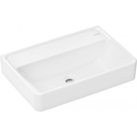 Hansgrohe Xanuia Q Umywalka wisząca Compact 550/370 b/o na bat. bez przelewu biały