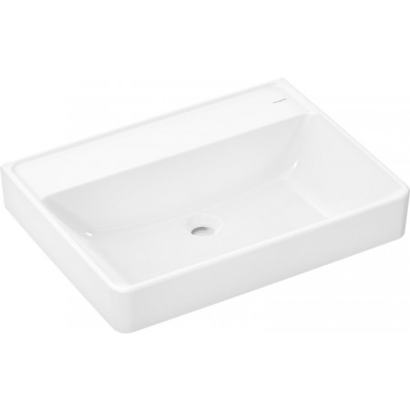 Hansgrohe Xanuia Q Umywalka wisząca 650/480 b/o na bat. bez przelewu biały