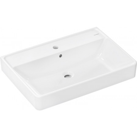 Hansgrohe Xanuia Q Umywalka wpuszczana w blat 700/480 szlifowana 1/o na bat. z przelewem biały