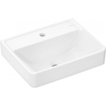 Hansgrohe Xanuia Q Mała umywalka wisząca 500/390 1/o na bat. bez przelewu SmartClean biały