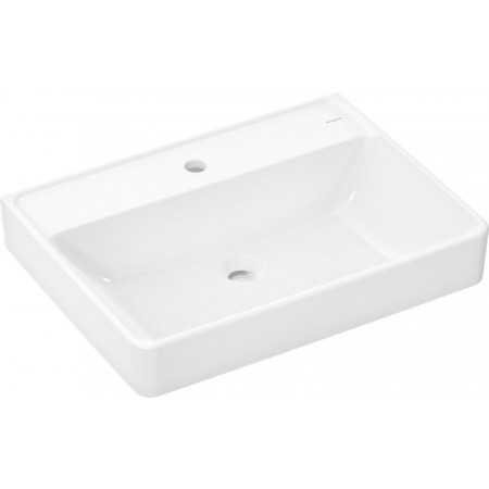 Hansgrohe Xanuia Q Umywalka wisząca 650/480 1/o na bat. bez przelewu SmartClean biały