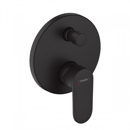 Hansgrohe Vernis Blend bateria wannowa montaż podtynkowy el. zewn. Czarny Matowy