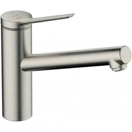 Hansgrohe Zesis M33 bateria kuchenna 150 CoolStart EcoSelection 1jet Stal Szlachetna Finish