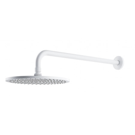 Omnires Slimline Deszczownica Z Ramieniem, O25 Cm biały mat