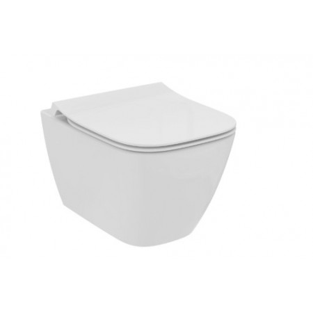 Ideal Standard i.Life S Zestaw Miska WC wisząca 48 Deska w\o biała T459201+T532901