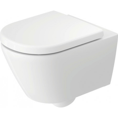 Duravit D-code Zestaw Miska WC wisząca 54cm +deska w\o biały 29030900212 +0028490021