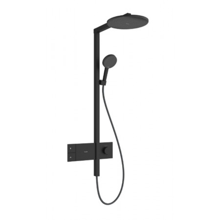 Hansgrohe Raindance Alive S Komplet prysznicowy 300 1jet EcoSmart z term. ShowerSelect Comfort Czarny Matowy