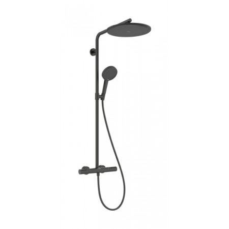 Hansgrohe Raindance Alive S Puro Komplet prysznicowy 300 1jet EcoSmart z term. Ecostat Element Czarny Chrom Szczotkowany