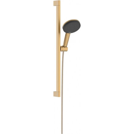 Hansgrohe Raindance Alive Select S Zestaw prysznicowy 125 3jet EcoSmart z drążkiem Unica E Puro 65 cm EasySlide Brąz Szczotkowany