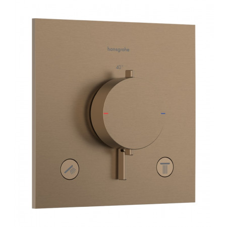 Hansgrohe Ecostat Comfort E Bateria termostatyczna do 2 odbiorników, podtynkowa Brąz Szczotkowany