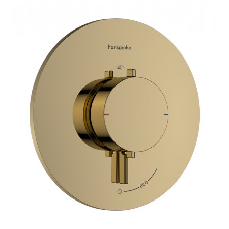 Hansgrohe Ecostat Comfort S Bateria termostatyczna do 1 odbiornika, podtynkowa Złoty Optyczny Polerowany