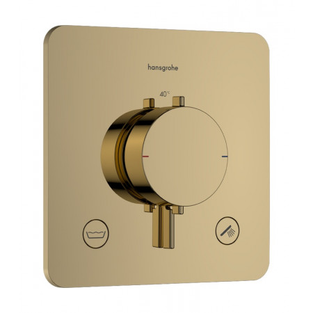 Hansgrohe Ecostat Comfort Q Bateria termostatyczna do 2 odbiorników , podtynkowa Złoty Optyczny Polerowany