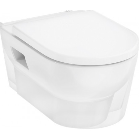 Hansgrohe GladeLake S Miska wisząca WC 540, AquaChannel Flush z deską WC, SoftClose, QuickRelease Biały