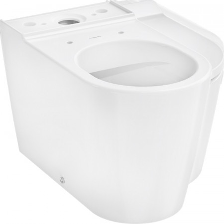 Hansgrohe EluPura S Miska kompaktowa WC 640, przyścienna, odpływ poziomy/pionowy, AquaFall Flush, HygieneEffect Biały