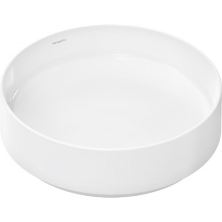 Hansgrohe Xuniva Evo S Umywalka nablatowa 400/400 bez otworu na baterię, bez przelewu, SmartClean, HygieneEffect Biały