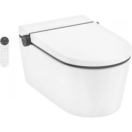 Hansgrohe LavaPura Element S Miska wisząca WC z funkcją bidetu AquaHelix Flush, SmartClean, HygieneEffect Biały