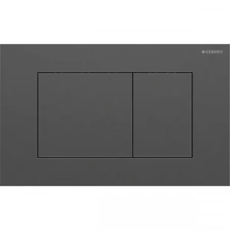 Geberit Sigma40 Przycisk uruchamiający, przedni, stal nierdzewna czarny chrom, prostokątny