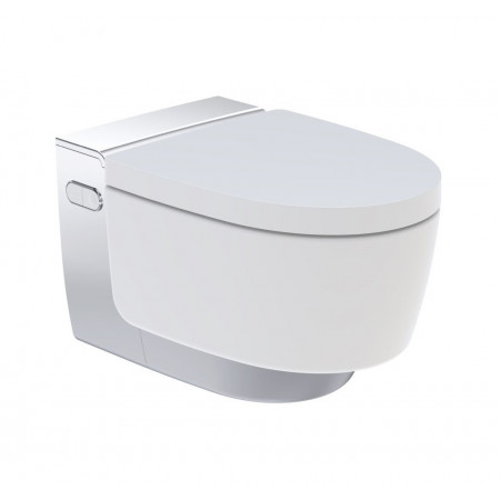 Geberit AquaClean Mera Classic Urządzenie WC z funkcją higieny intymnej wisząca miska WC, chrom (146.202.21.1)