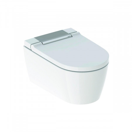 Geberit AquaClean Sela Urządzenie WC z funkcją higieny intymnej, wisząca miska WC, chrom (146.222.21.1)