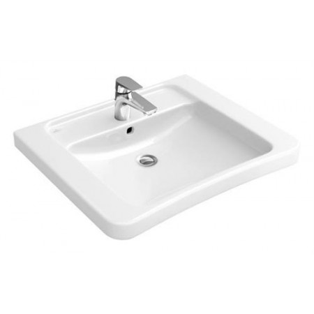 Villeroy & Boch ViCare Umywalka bez przel. 650 x 550 mm Weiss Alpin CeramicPlus