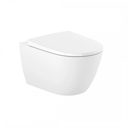 Roca Ona Miska Wc Podwieszana Rimless Vortex 53 cm Biały Połysk
