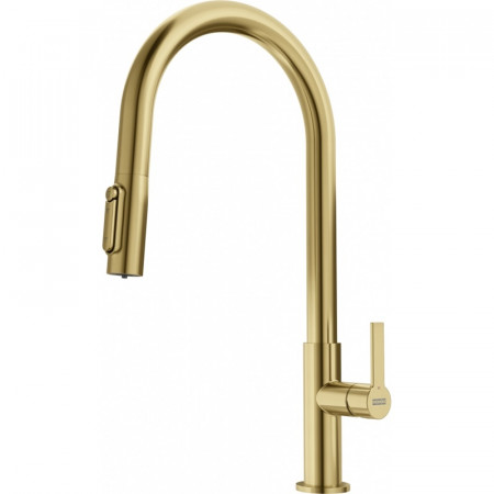 Franke Bateria kuchenna do wody filtrowanej Maris Slim Clear Water J pull-out Złoto