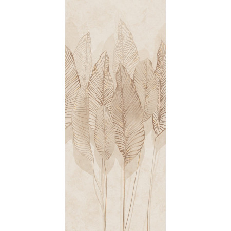 Dekor gresowy Mild Clay leaves 274,8x119,8 Gat.1