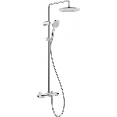 Duravit zestaw prysznicowy wannowy termostat deszczownica 25 chrom