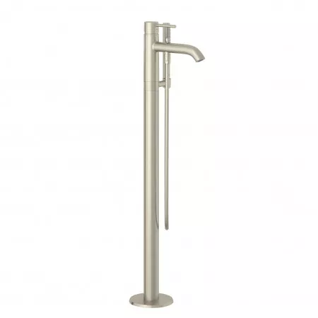 Kludi Bozz bateria wannowo-natryskowa, wolnostojąca, nikiel szczotkowany