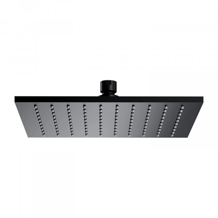 Omnires Slimline Deszczownica, 25 X 25 Cm czarny półmat