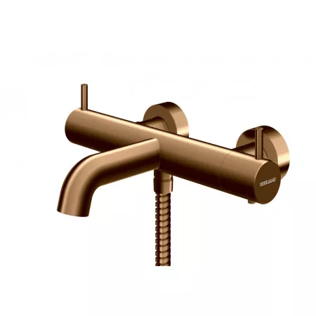 Kohlman Axel Brushed Copper Bateria wannowo-prysznicowa termostatyczna