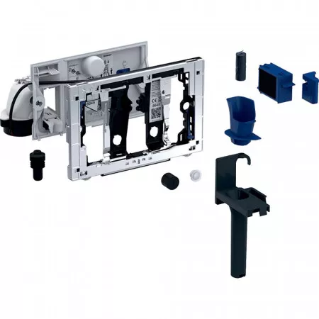 Geberit Moduł DuoFresh z ręcznym uruchamianiem i pojemnikiem na wkład DuoFresh, do spłuczek podtynkowych Sigma 12 cm: chrom błyszczący - 844102_O1