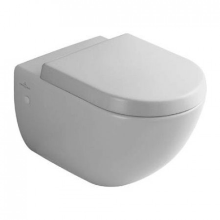 Villeroy & Boch Subway miska WC wisząca z pólka, 370 x 560 mm, Weiss Alpin Ceramicplus