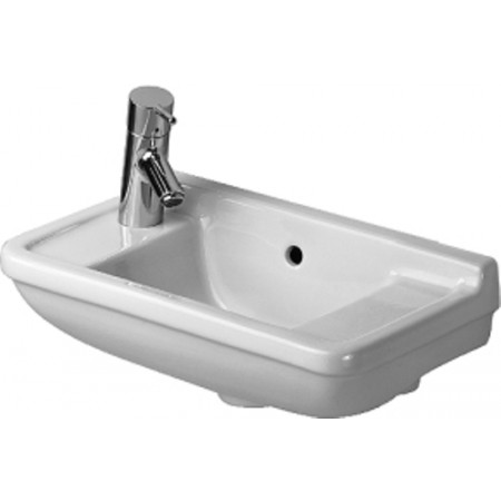 Duravit Handrinse basin 50 cm Starck 3 with overflow, 1th right, white, WG