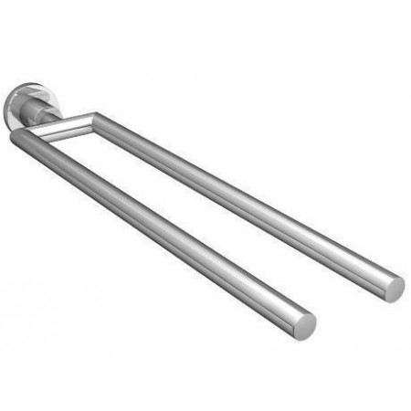 Dornbracht Tara. wieszak na ręcznik dwuczęściowy sztywny platyna mat