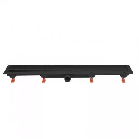 Werit JomoTech Exclusive 40 Odpływ liniowy 65 cm z maskownicą 2-stronną Flis czarny mat - 827359_O1