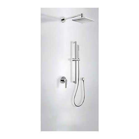 Tres Class kompletny zestaw prysznicowy podtynkowy deszczownica 160x550 mm chrom - 507176_O1