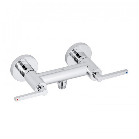 Kludi NOVA FONTE Puristic Bateria natryskowa uchwyty proste czarny mat - 822143_O1