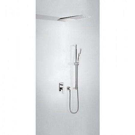 Tres Project kompletny zestaw prysznicowy podtynkowy deszczownica 160x550 mm chrom - 751218_O1
