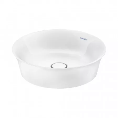Duravit White Tulip Umywalka nablatowa okrągła 43 cm WonderGliss biały - 829741_O1